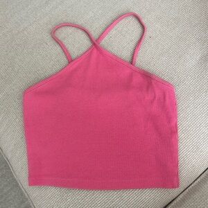 ZARA pink halter shirt